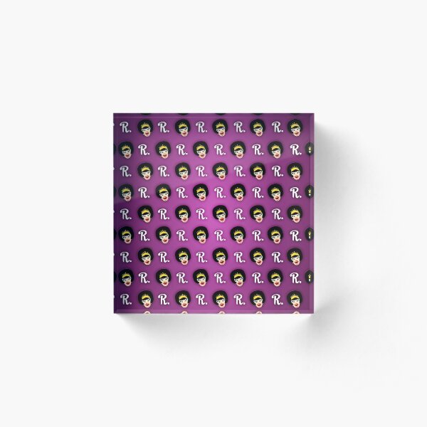 Many Faces of Richfield - Fuchsia Acrylic Block