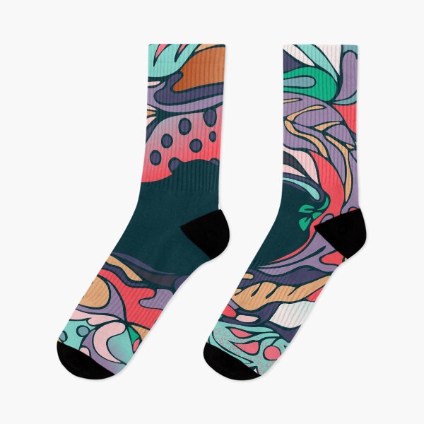 Item preview, design from smoth flowing forms of different colors designed and sold by Alex-Saltykova.
