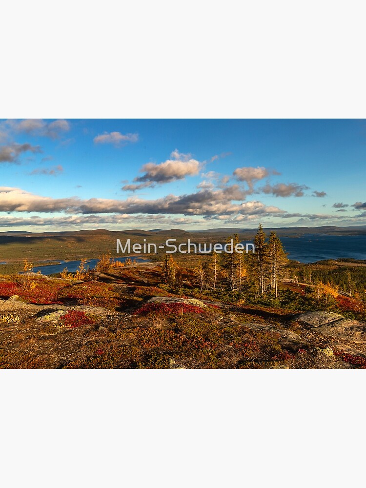 Ein herbstlicher Ausblick bei Arjeplog von Mein-Schweden