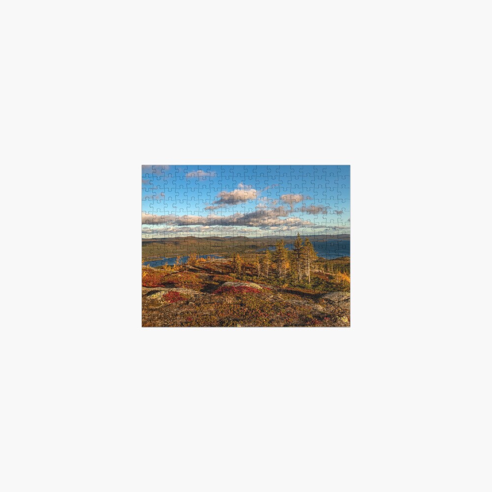 Ein herbstlicher Ausblick bei Arjeplog Puzzle