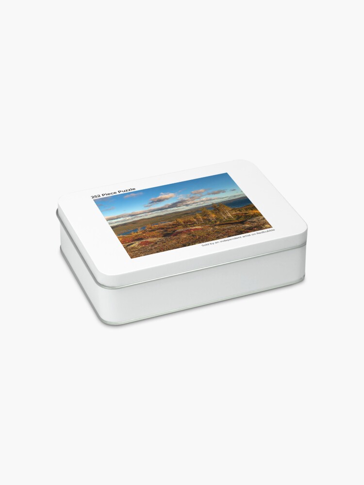 Alternative Ansicht von Ein herbstlicher Ausblick bei Arjeplog Puzzle