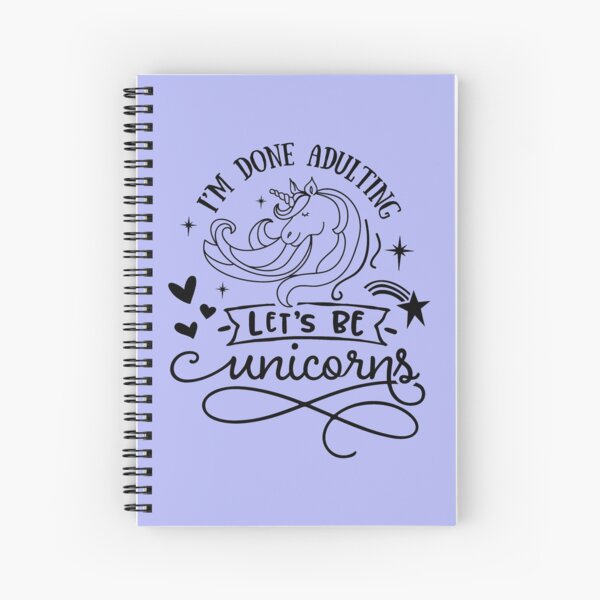 Item preview, Copy of I'm done adulting Let's be unicorns designed and sold by thepetcellar.