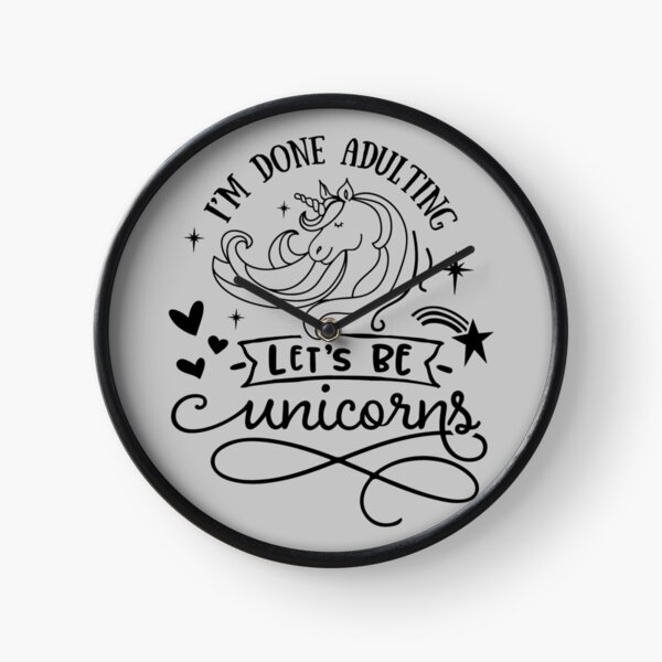Item preview, Copy of I'm done adulting Let's be unicorns designed and sold by thepetcellar.