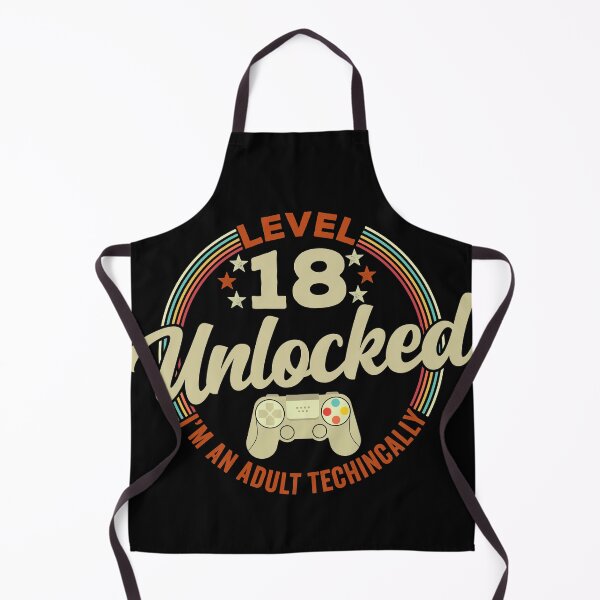 Item preview, I'm an Adult Technically - Level 18 Unlocked - 18th Birthday designed and sold by majuga.