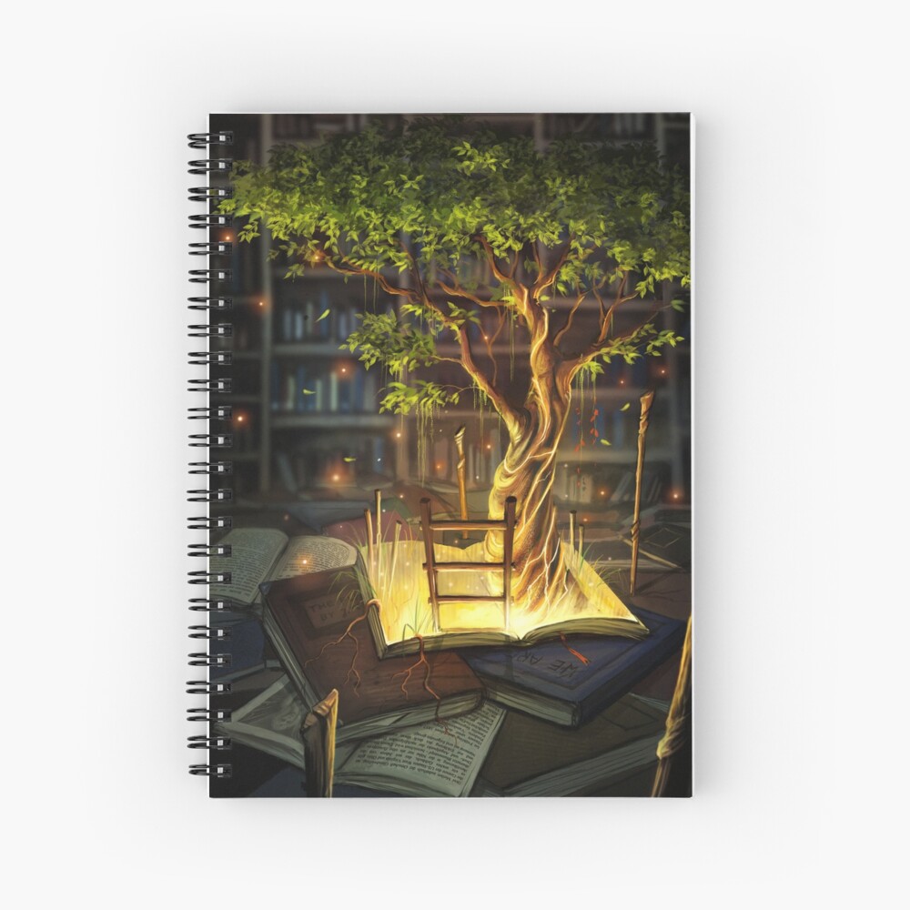 The Librarian's Retreat Spiral Notebook