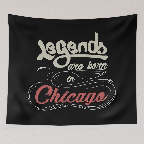 Item preview, Legends are born in Chicago designed and sold by Arteria Mix.