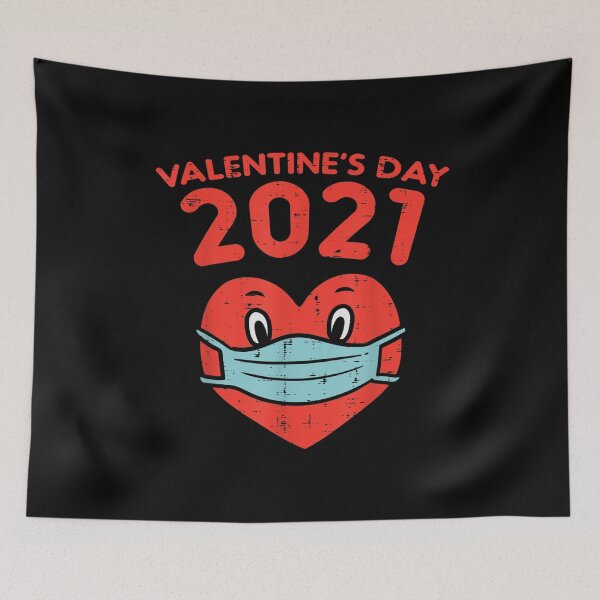 Item preview, Valentines Day 2021 Heart Face Mask Funny Quarantine Gift TShirt9 designed and sold by CristinaKarman3.
