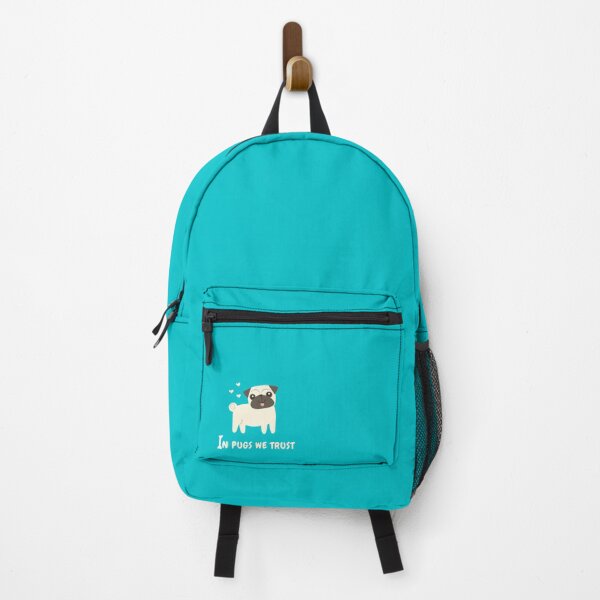 Item preview, En Pugs We Trust (Aqua Blue) designed and sold by SoumSuggest.