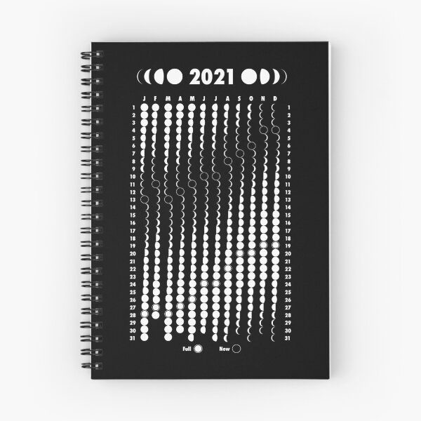 Item preview, Moon Calendar 2021 designed and sold by OldDannyBrown.