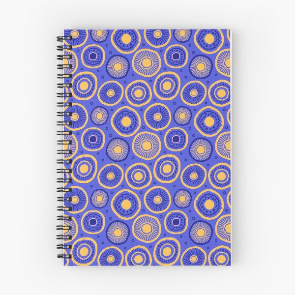 Item preview, Blue Background Abstract Mushrooms  designed and sold by Simplulina.