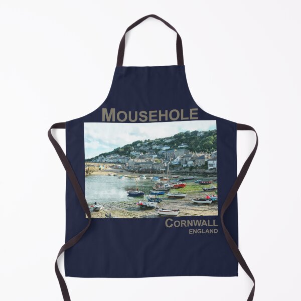 Item preview, Mousehole, Cornwall, England UK fishing harbour village art designed and sold by BarbaraGlebska.