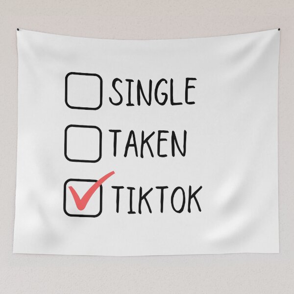 Item preview, Single Taken TikTok designed and sold by m95sim.