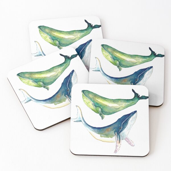 Item preview, Green and Blue Whale designed and sold by Julie Pickering.