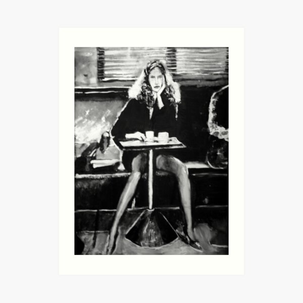 Ehrung für Helmut Newton Kunstdruck