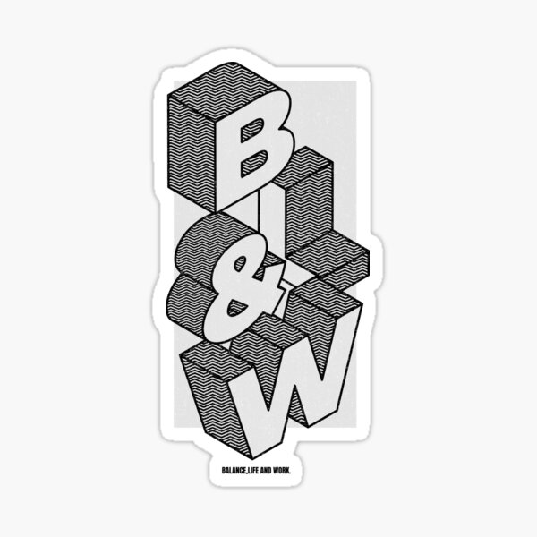 Balance,lifeand work - #67 Sticker