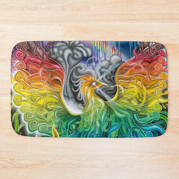 Item preview, Rainbow Phoenix Rising designed and sold by thaddeus-art.