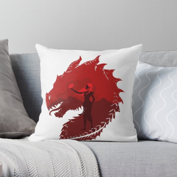 Mother of Dragons (Light) Throw Pillow