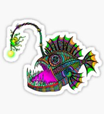 Electric Angler Fish Sticker