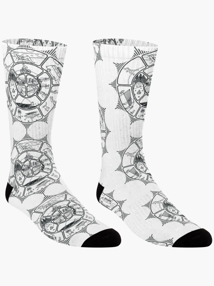 Thumbnail 3 of 5, Socks, Summertime II designed and sold by RTSdesigns.
