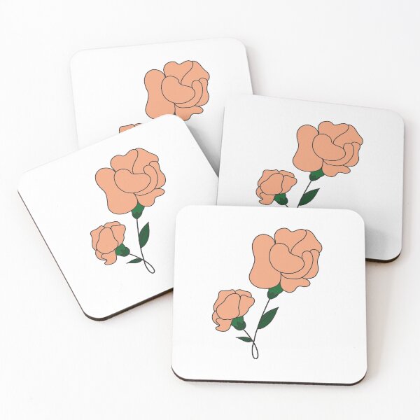 Item preview, Orange fllower line art  designed and sold by doodling-dancer.