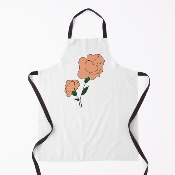 Item preview, Orange fllower line art designed and sold by doodling-dancer.