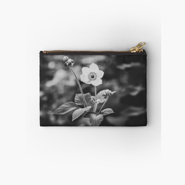 Item preview, Black and White Japanese Anemone Flower designed and sold by Amy Mitchell.
