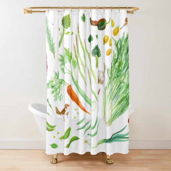 Minestrone Shower Curtain