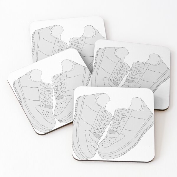 Item preview, White trainers designed and sold by Rae & Nova.