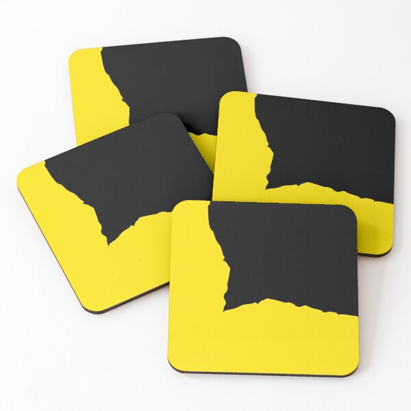 Item preview, "Chromatic Contrast: Exploring Energy and Elegance through Yellow and Black Abstraction" designed and sold by Fai-oma.