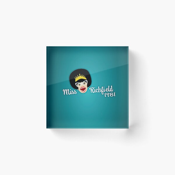 Item preview, Miss Richfield Full Face - Teal designed and sold by MissR1981.
