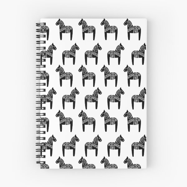 Item preview, Dala Horses (Ink) designed and sold by A Mere Design.