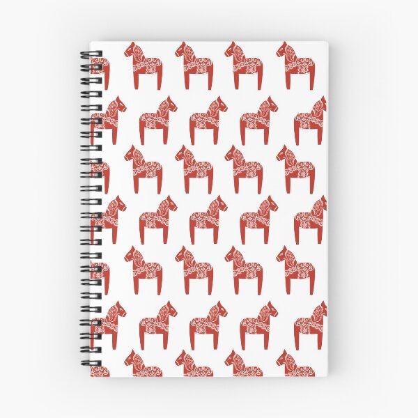 Item preview, Dala Horses (Scarlet) designed and sold by A Mere Design.