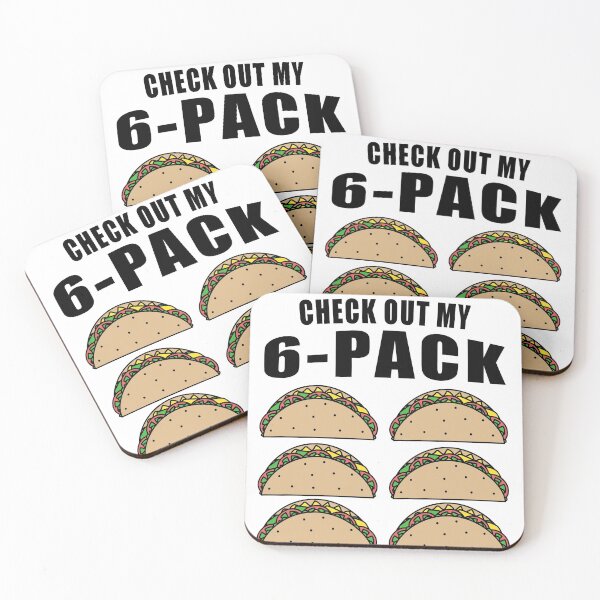 Item preview, Check Out My Sixpack Tacos designed and sold by Mesyo.