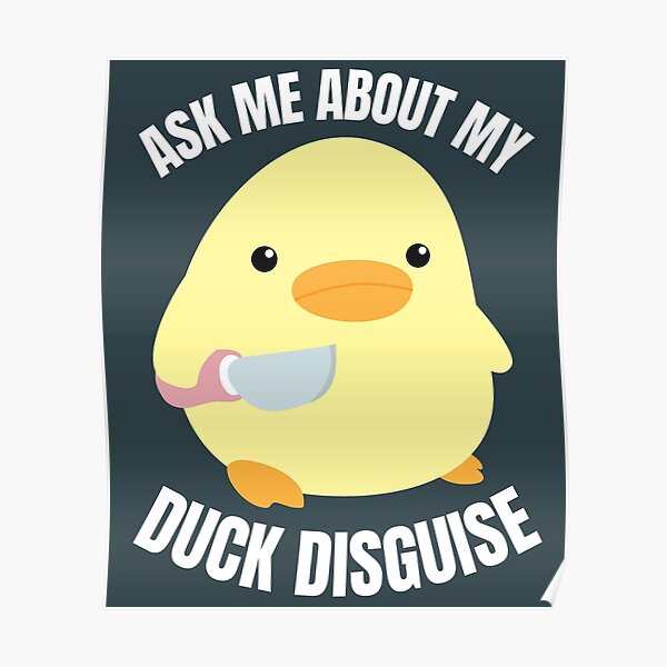 plush duck with knife meme