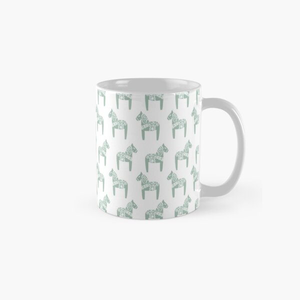 Dala Horses (Sage) Classic Mug