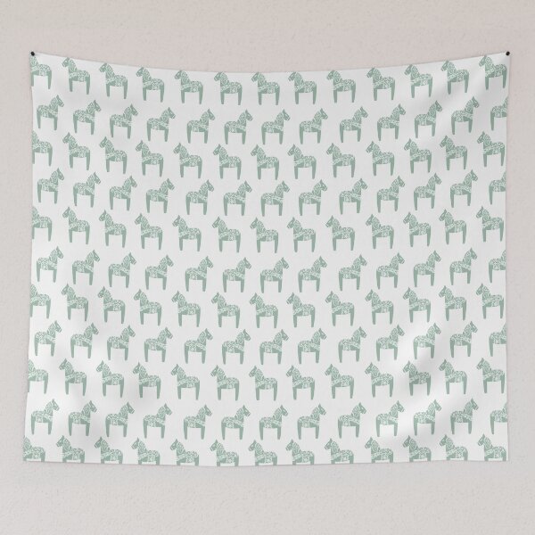 Item preview, Dala Horses (Sage) designed and sold by A Mere Design.