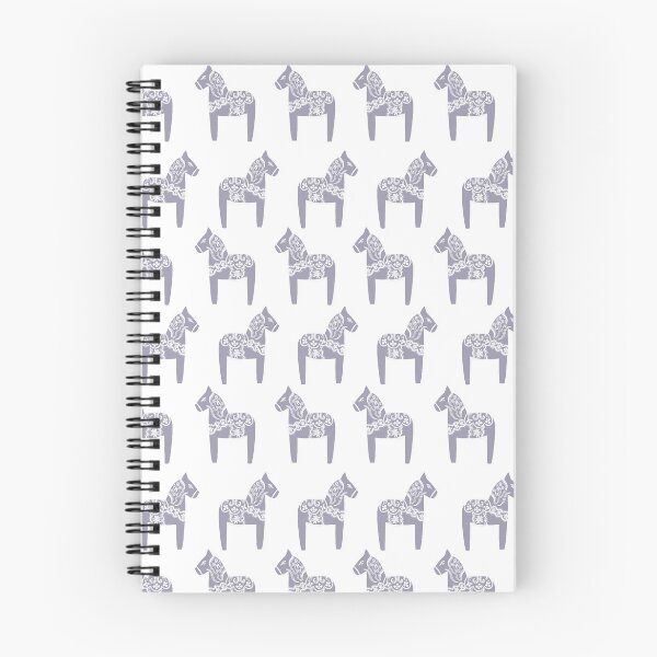 Item preview, Dala Horses (Lavender) designed and sold by A Mere Design.