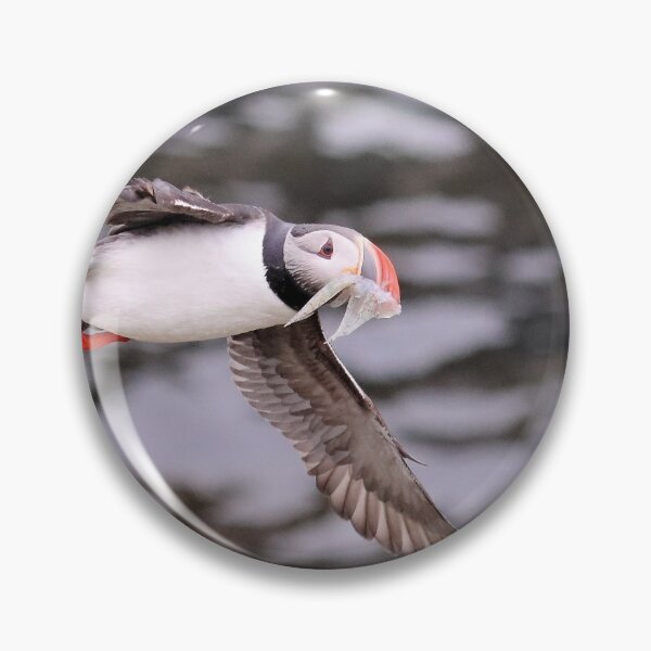 Item preview, Puffin flying with food for chicks designed and sold by Marion Joncheres.