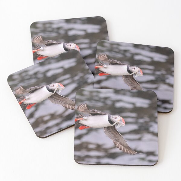 Item preview, Puffin flying with food for chicks designed and sold by Marion Joncheres.