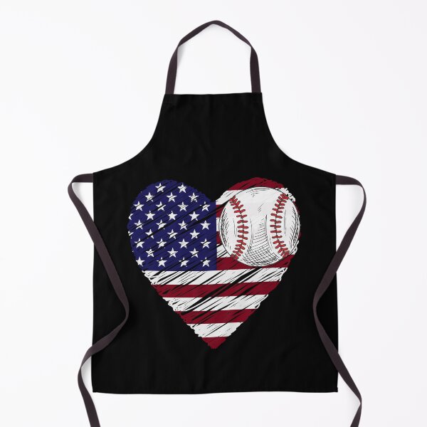 Item preview, Baseball American Flag Heart designed and sold by ds-4.