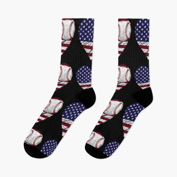 Item preview, Baseball American Flag Heart designed and sold by ds-4.