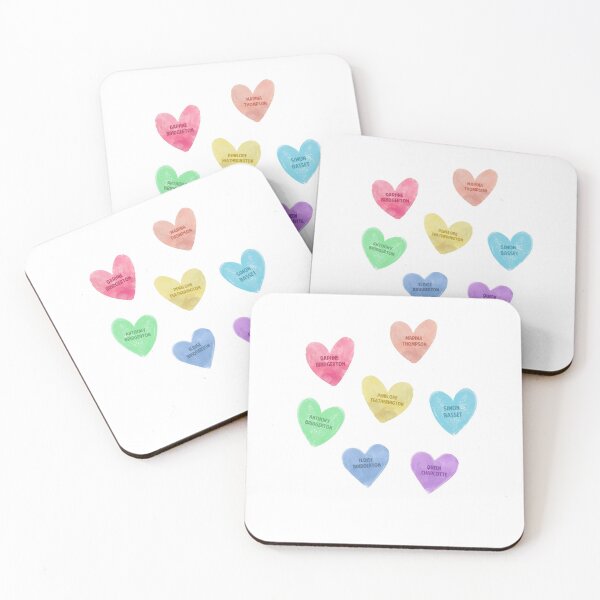 Item preview, Bridgerton Characters in Candy Hearts designed and sold by SerenaChoe.