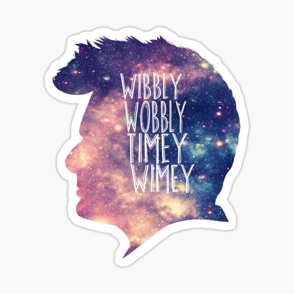 Wibbly wobbly Sticker