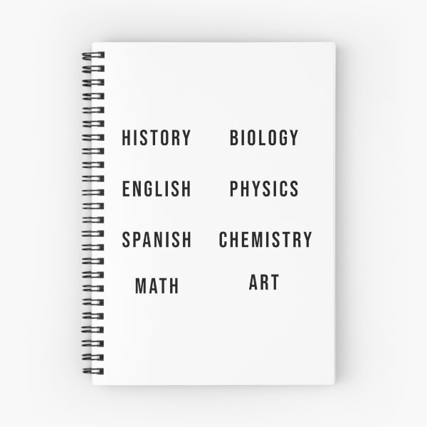 Item preview, School subjects designed and sold by Dinashop.