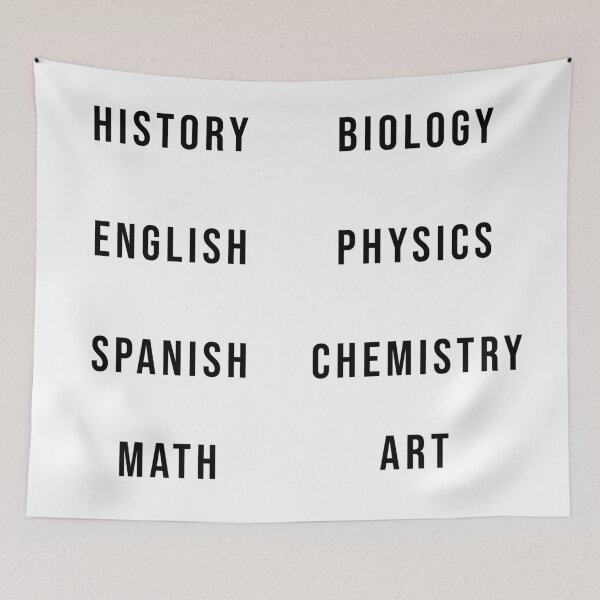 Item preview, School subjects designed and sold by Dinashop.