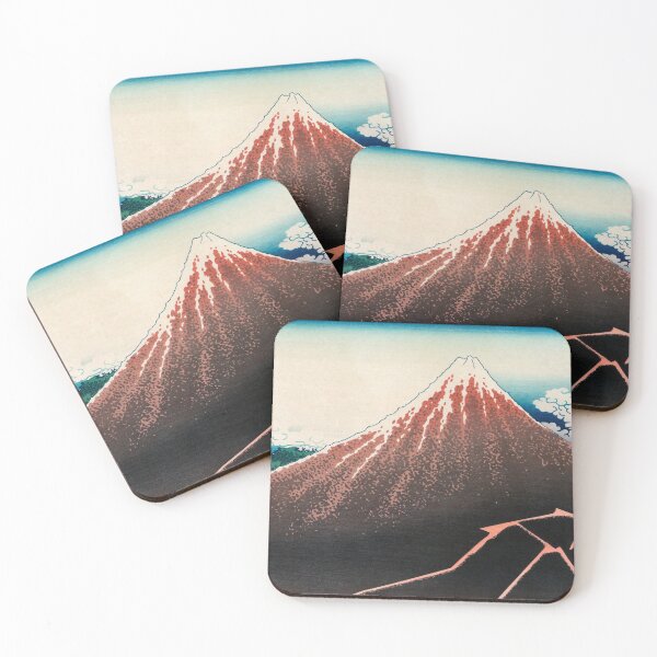 Item preview, Rainstorm Beneath the Summit - Sanka Haku - Hokusai designed and sold by warishellstore.