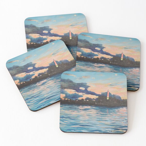 Item preview, Jupiter Lighthouse at Night designed and sold by russellgulick.
