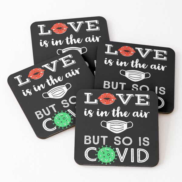 Item preview, Love is in the air but so is covid designed and sold by Gingatoo.
