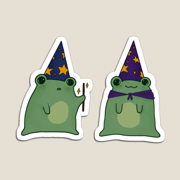 Matching Frog Wizards Magnet