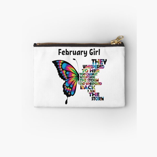 Item preview, February Girl Butterfly Quote designed and sold by sasigifts.